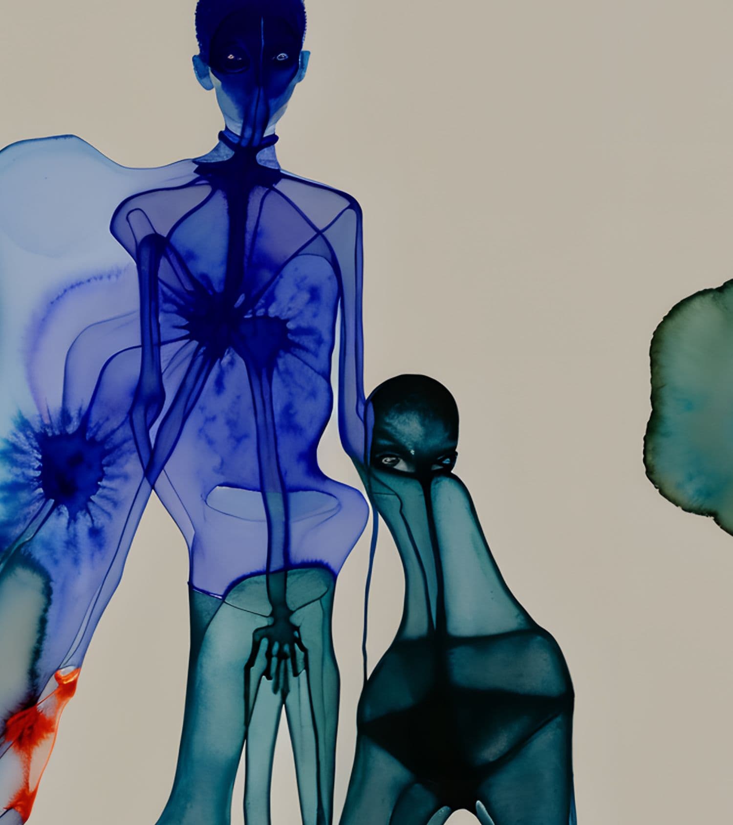 Closeup of Translucent Souls #24