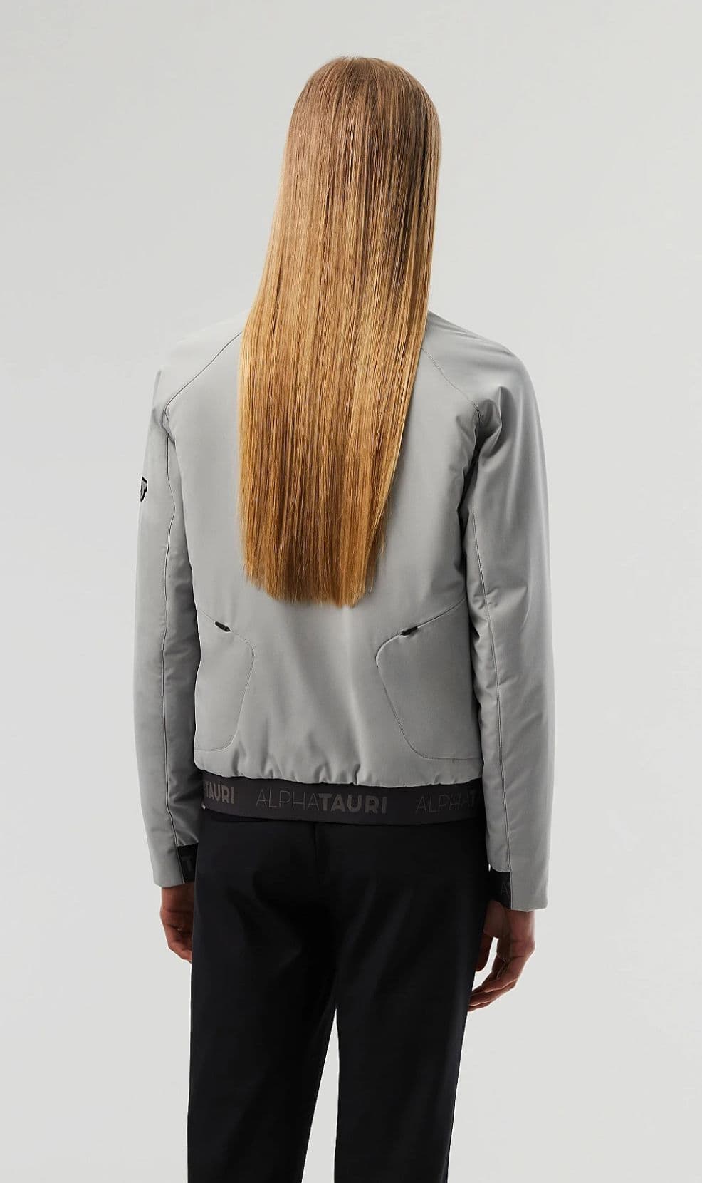 Black server rack with blue LED accent strips