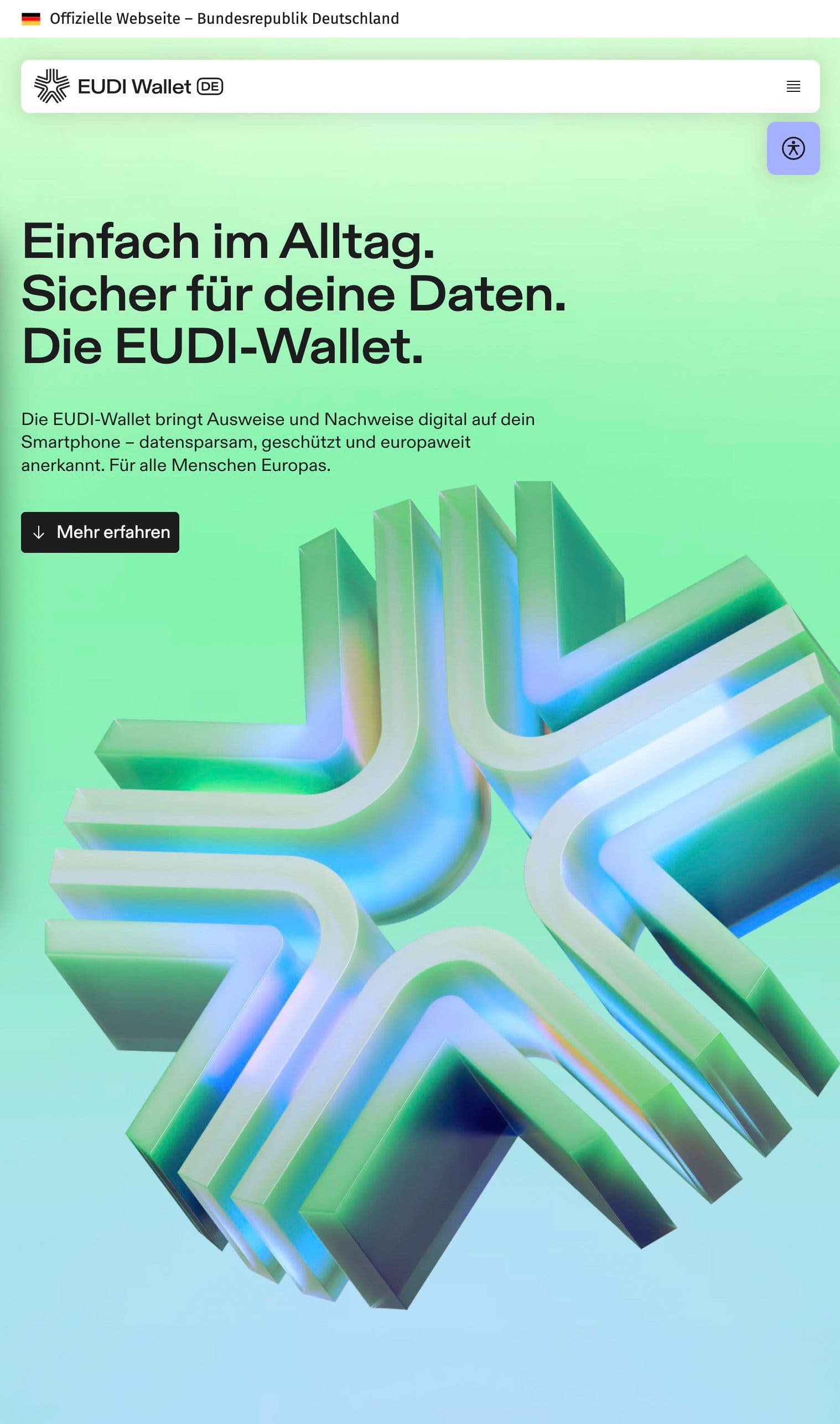 EUDI Wallet Website